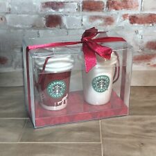 Starbucks Coffee Cups with Lid Set of 2 2.5