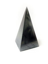 High Polished shungite pyramid 140mm 5,51″ Karelia EMF home decor picture