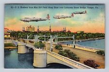Tampa FL-Florida, US Bombers From Mac Dill Field Base, Vintage c1941 Postcard picture