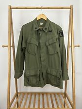 VTG Vietnam Era Military Tropical Combat Jungle Shirt Slant Pocket Jacket Size S picture