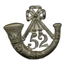 British 52nd Regiment Of Foot Oxfordshire Light Infantry Cap Badge 1.75” picture