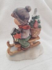 Vintage Goebel Hummel 396 2/0 Ride into Christmas West Germany picture