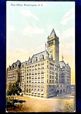 Washington D.C. United States Post Office Building 1930's Unused Postcard picture