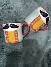 Set Of 2 Mustache Coffee Mug Ceramic picture