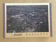 Postcard Paonia CO Colorado Aerial View North Fork Valley Vintage PC picture