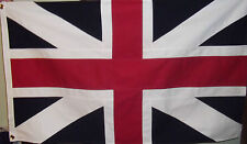 SEWN COTTON 3' X 5' KING'S COLORS FLAG - AMERICAN REVOLUTION - ENGLAND REDCOATS picture
