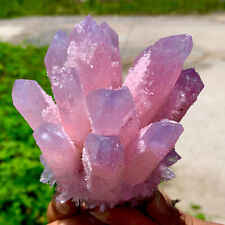1.1LB Newly Discovered Pink Phantom Quartz Crystal Cluster Mineral picture
