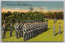 Postcard Cadets Dress Parade The Citadel Charleston South Carolina picture