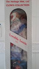 The Heritage Mint, Ltd. Clown Collection Lovable Louie D-43 Porcelain 16” Doll picture