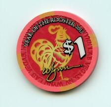 1.00 Chip from the Wynn Casino Las Vegas Nevada Rooster 2017 picture