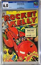 🔥Rocket Kelly #4, CGC 6.0 Fine,1946 ⭐️SCARCE⭐️Protector of Freedom&Space  🇺🇸 picture