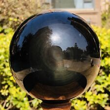 2.64LB TOP Natural Silver Obsidian Sphere Crystal quartz Ball Healing 763 picture
