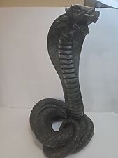Vintage King Cobra Snake 17 Inch 1967 - 422 Universal Statuary Corp Chicago picture