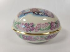 Vintage 1989  Lenox Victorian Easter Eggs Limited Edition Porcelain Trinket Box picture