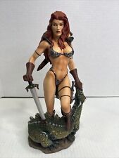 RARE Hard Hero Red Sonja cold cast  Porcelain statue 735/5000 picture