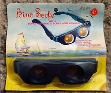 Goggle Glasses Toy Vintage Horse Racing Sports w Display Card Bino Scope Swim picture