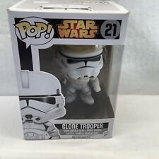 Funko Pop Star Wars: Clone Trooper #21 DAMAGED BOX picture