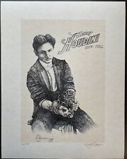 Set 5 Harry Houdini Magician Prints signed & Remarqued by Artist Barry Simon picture