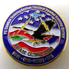 USAF USN USMC USA P5 COMBAT TRAINING SYSTEM TEAM CUBIC DRS CHALLENGE COIN picture