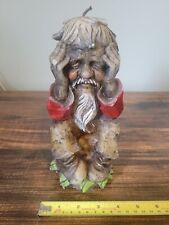 Vintage Large Gnome Figural Candle picture