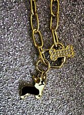 Pembroke Welsh Corgi Dog Puppy Ladies Necklace Pendant  jewelry Charm Only 1 FS picture