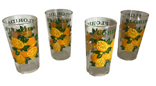 Set of (4) Florida with oranges Highball Glasses picture