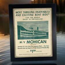 Lake George NY Mohican Steamboat Advertising Sign Sagamore Resort Bolton Landing picture