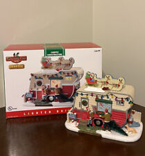 HTF 2018 Lemax Coventry Cove “Camper Christmas-time” Lighted Building Open Box picture