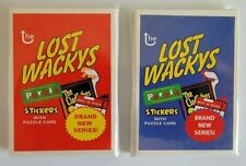 2008 LOST WACKY PACKAGES 2ND SERIES COMPLETE 30/30 SET + PUZZLE - 2 SEALED PACKS picture
