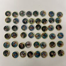 VINTAGE 1989  TOPPS METAL TIN BASEBALL COINS LOT Of 40 picture