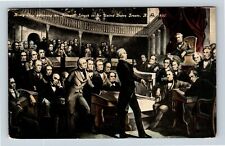 Henry Clay's Senate Farewell Speech Painting, Washington DC Vintage Postcard picture