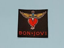 Rock Music Sew / Iron On Embroidered Patch:- Bon Jovi (a) picture