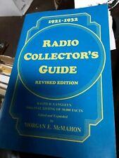 1921-1932 Radio Collector's Guide Revised Edition 1981 Morgan E McMahon Handy picture