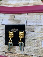 Vintage Disney signed plated Winnie The Pooh earrings picture