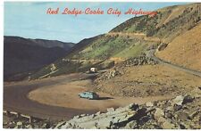 Red Lodge Cooke City Highway Mt Beartooth Mountains Vintage Postcard Montana picture