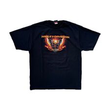 Harley-Davidson Gothic Skull/Wings/Flames Tee (H-D of Sandy Utah) Size XL picture