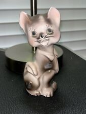 VTG 1950’s MCM RARE Porcelain Ceramic Cat Animal Statue Kitchey Anthropomorphic picture