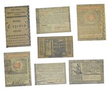 American Independence Revolutionary War 13 Colonies Replica Currency Set New picture