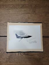 Chuck Yeager Military Pilot Autograph Hand Signed Photo Board Vtg Joseph Subic picture