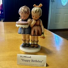 Hummel Figurine Happy Birthday Cake Girls #176/0 Mint RARE 5