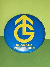 Granada Television vintage tin badge - 1.5 inches picture