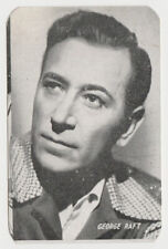 George Raft 1950s AJ Wildman & Son Screen Star Subjects Trading Card (sl. tear) picture