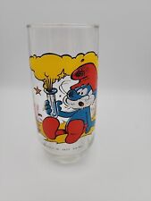 Vintage Peyo, 1982, Wallace Berrie & Co., SMURF Drinking Glass, PAPA picture