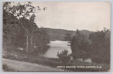 Antrim New Hampshire, North Branch River Scenic View, Vintage Postcard picture