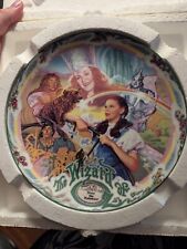 Bradford Exchange Wizard of Oz “Over the Rainbow” Musical Plate picture