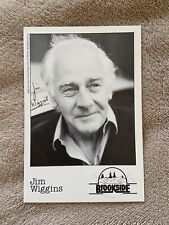 JIM WIGGINS (BROOKSIDE) PRESIGNED CAST CARD picture