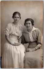 Sibling Photograph Beautiful Faces Real Photo RPPC Postcard picture