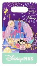 Disney Parks Joey Chou Castle Small World Tea Cups Pin Mickey & Minnie - NEW picture