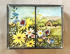 Vintage Hoyle ~ “Sunflower Playing Cards with Alabama Tax Stamp”~ Factory Sealed picture