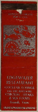 Vintage Front Strike Matchbook Cover Edgewater Restaurant Kemah TX picture